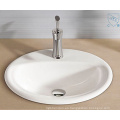 Cuarto de baño oval redondo forma arte cerámica porcelana lavamanos fregadero